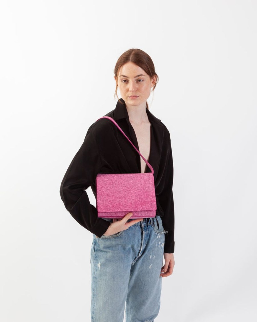 Handbags Euterpe Studio | Isidora Brushed Magenta