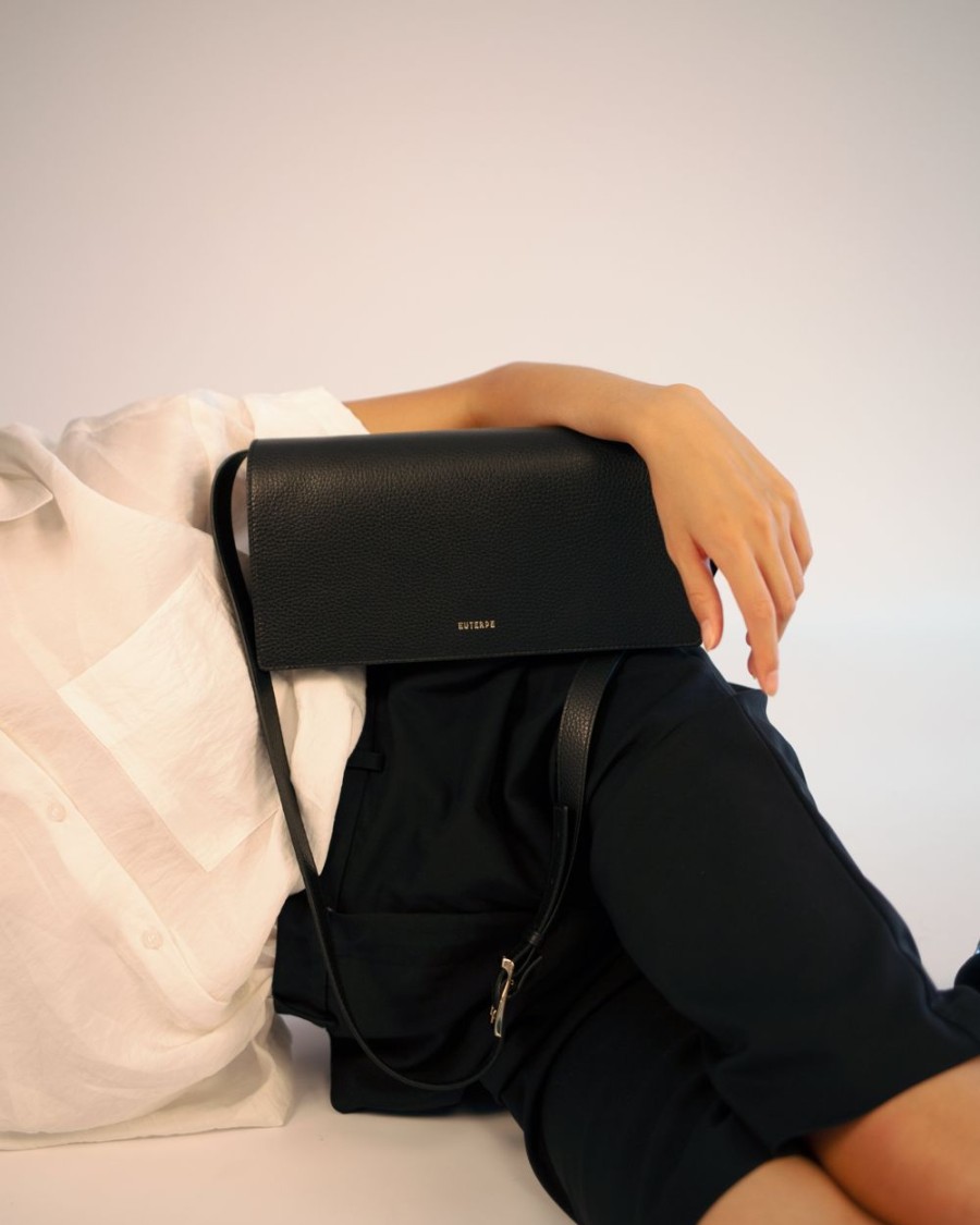 Shoulderbags Euterpe Studio | Neroli Black Martellato