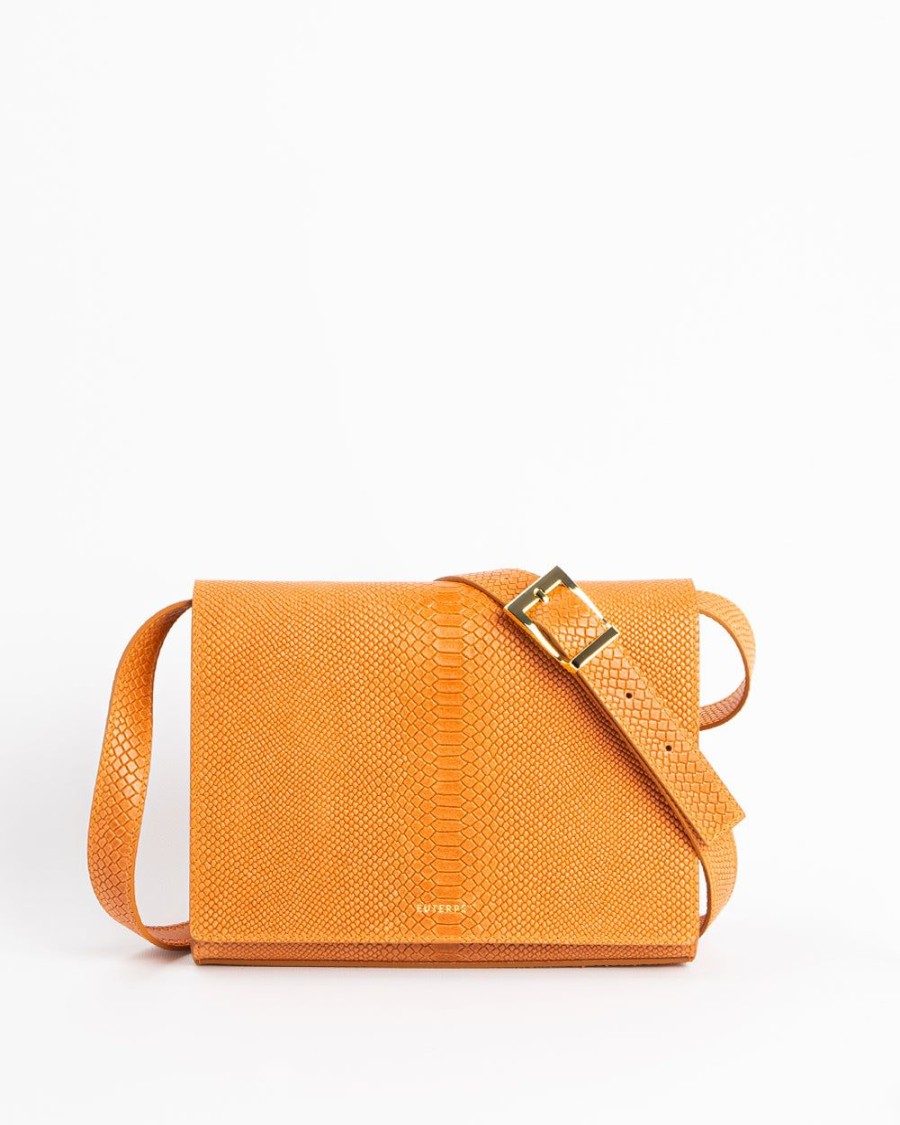 Shoulderbags Euterpe Studio | Isidora Watersnake Orange