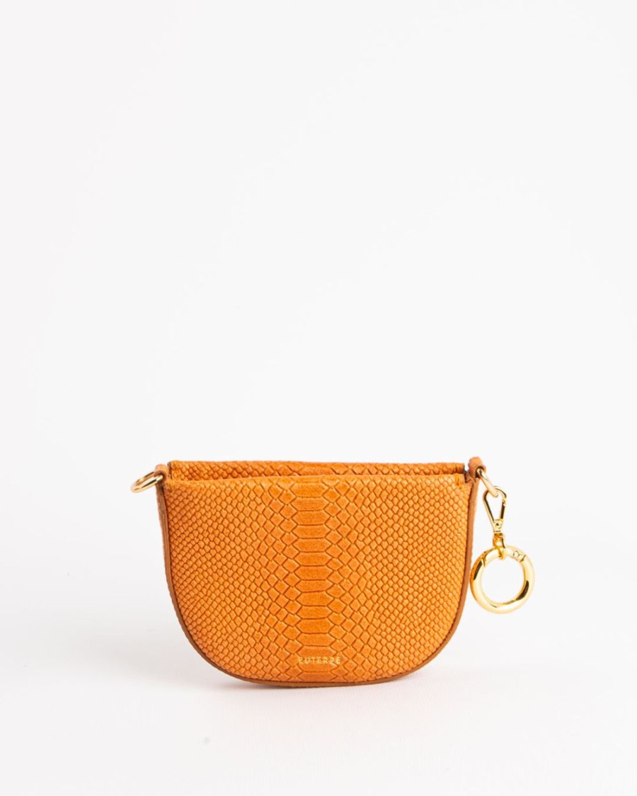 Crossbodybags Euterpe Studio | Lina Watersnake Orange