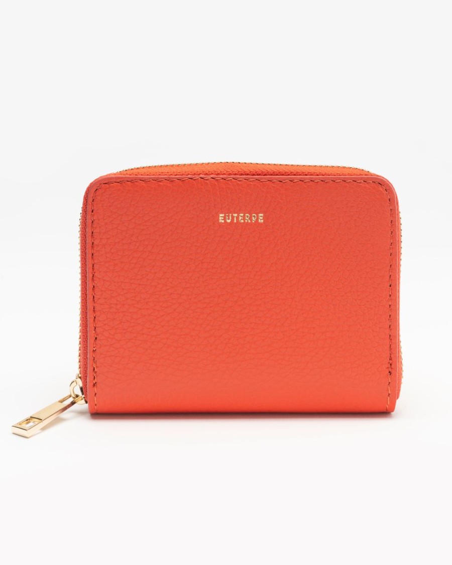 Wallets Euterpe Studio | Domino Mini Red Martellato