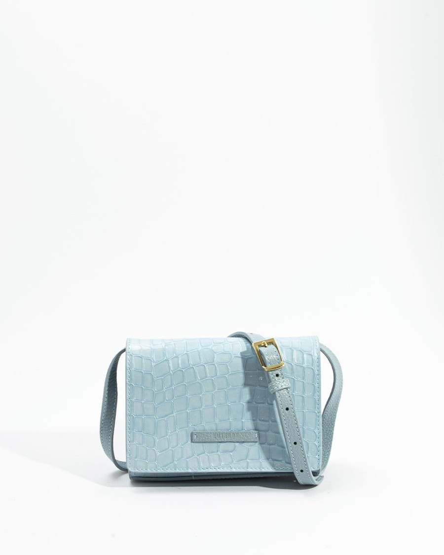 Handbags Euterpe Studio | Isidora Mini Digital Baby Blue