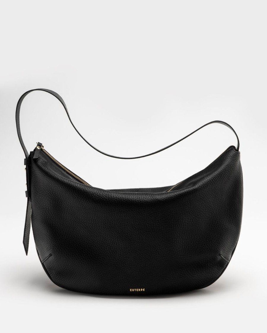 Shoulderbags Euterpe Studio | Clio Media Black Martellato