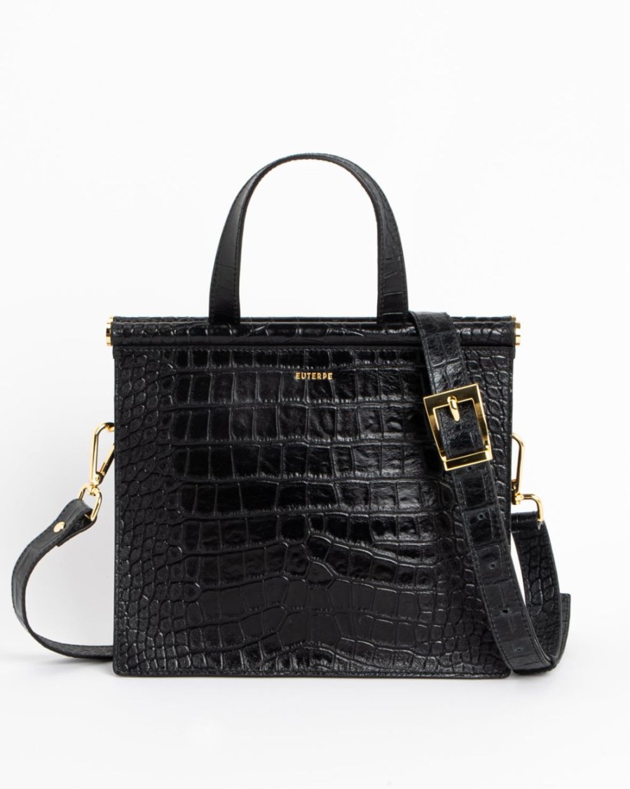 Handbags Euterpe Studio | Cetra Cocco Black