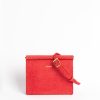 Handbags Euterpe Studio | Cetra Mini Brushed Scarlet