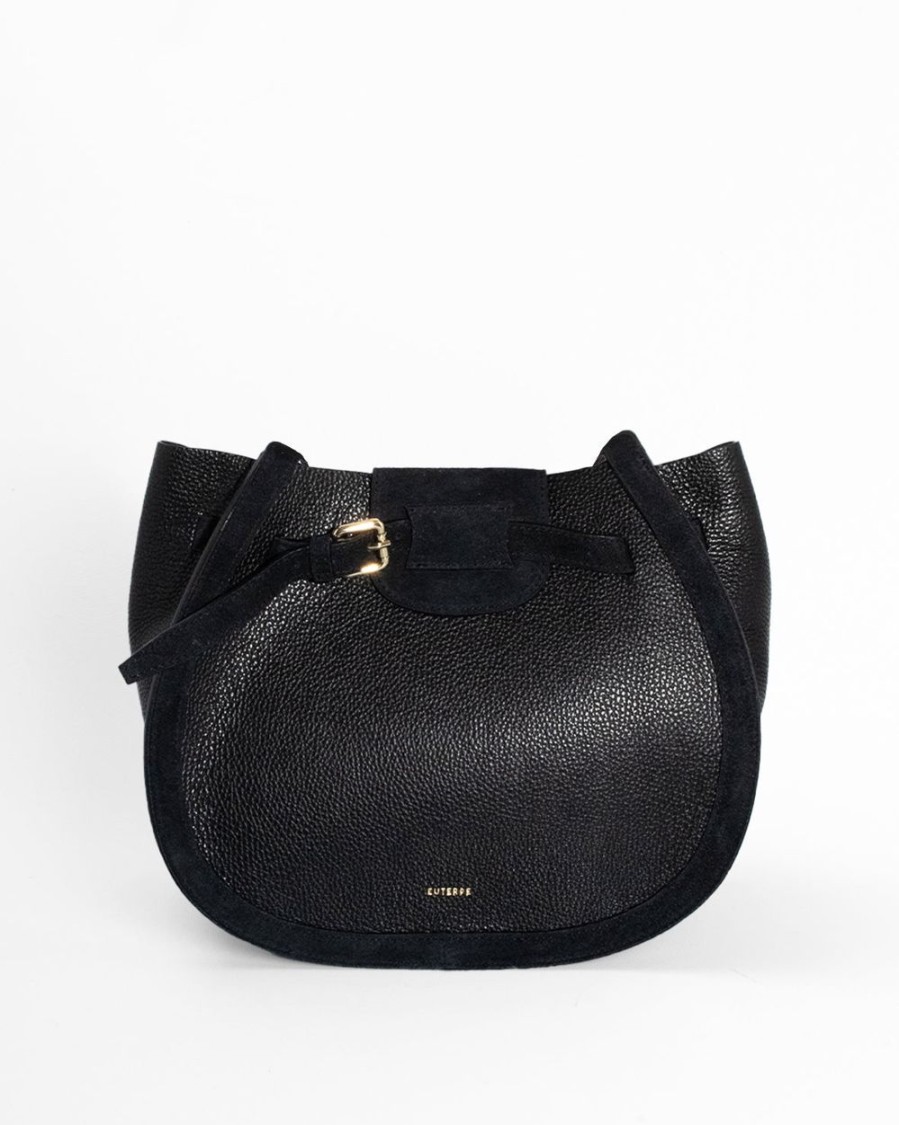 Shoulderbags Euterpe Studio | Febe Black Martellato