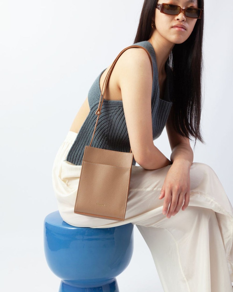 Shoulderbags Euterpe Studio | Milva Nut Martellato