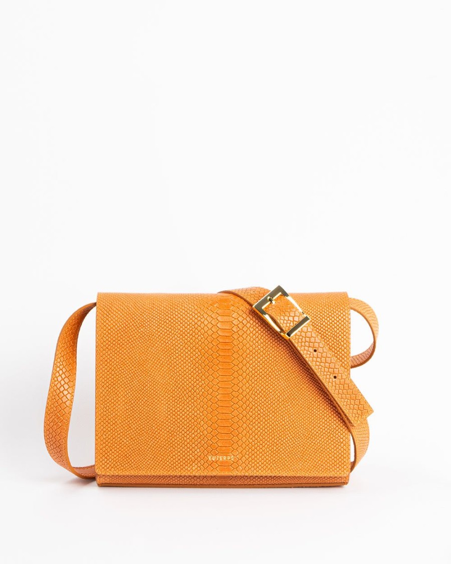 Handbags Euterpe Studio | Isidora Watersnake Orange