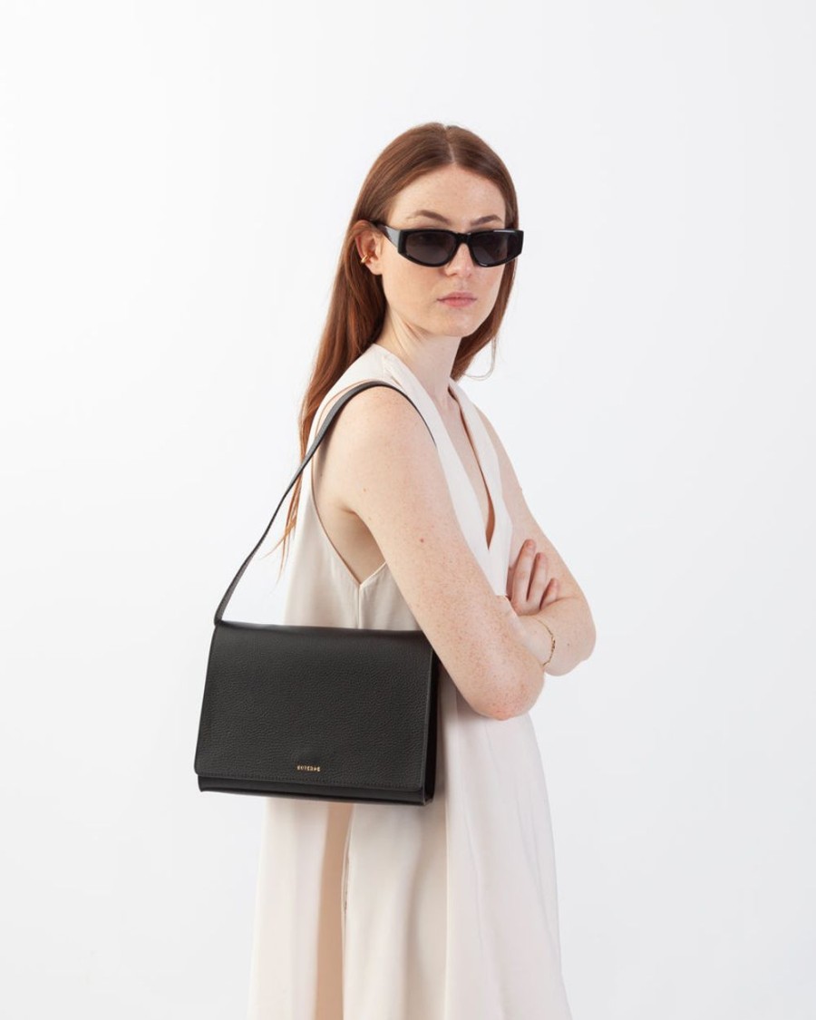 Crossbodybags Euterpe Studio | Isidora Black Martellato