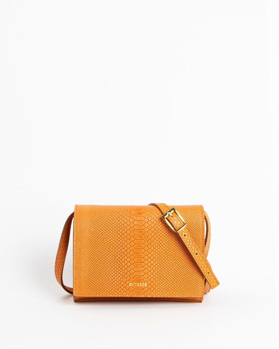 Mini Bags Euterpe Studio | Isidora Mini Watersnake Orange