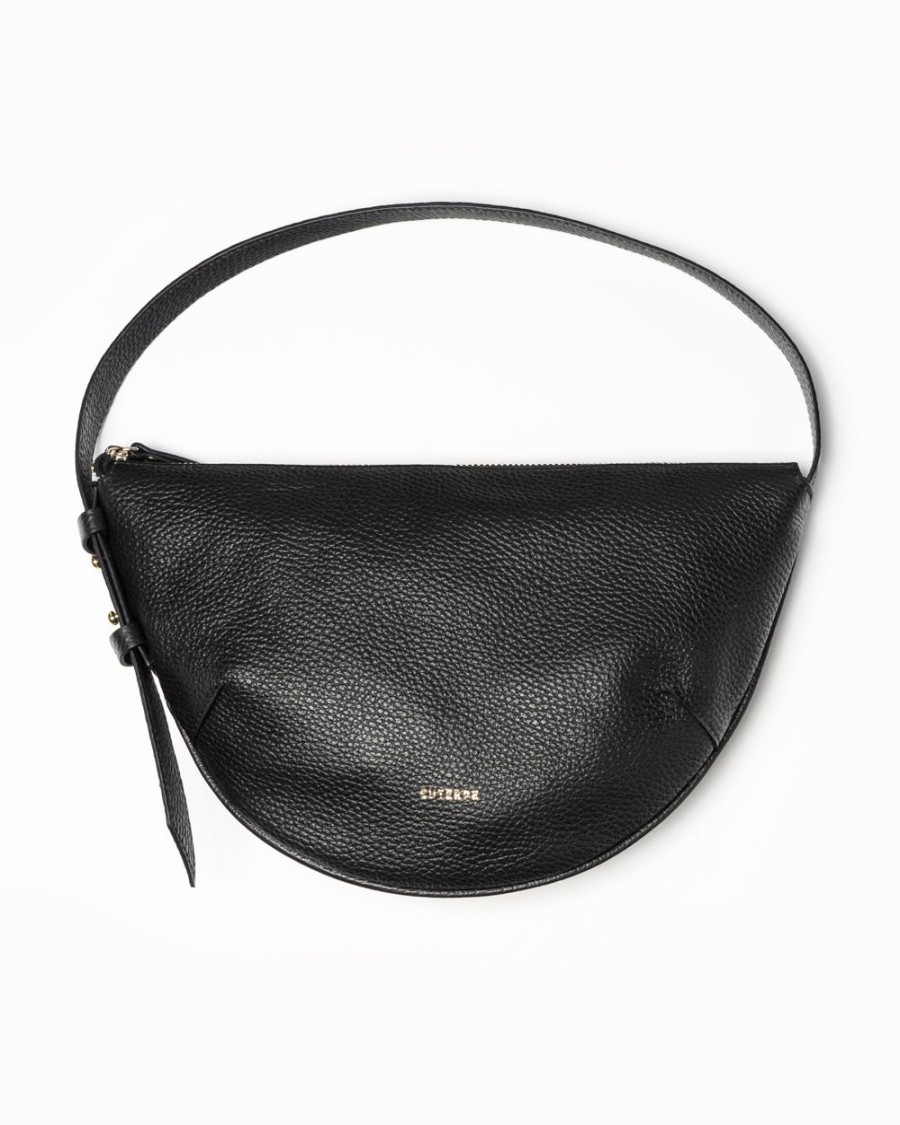 Shoulderbags Euterpe Studio | Clio Mini Black Martellato