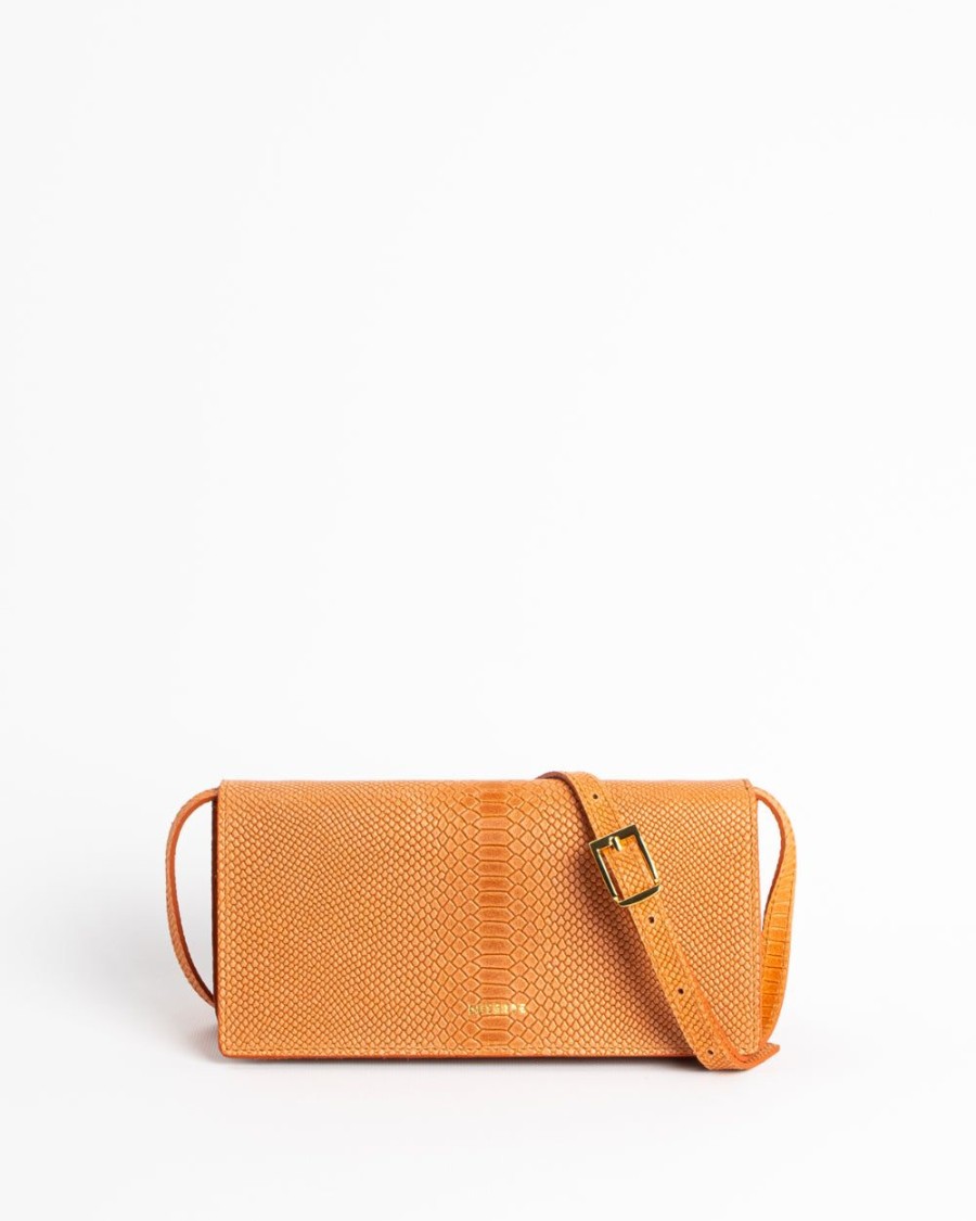 Mini Bags Euterpe Studio | Neroli Mini Watersnake Orange