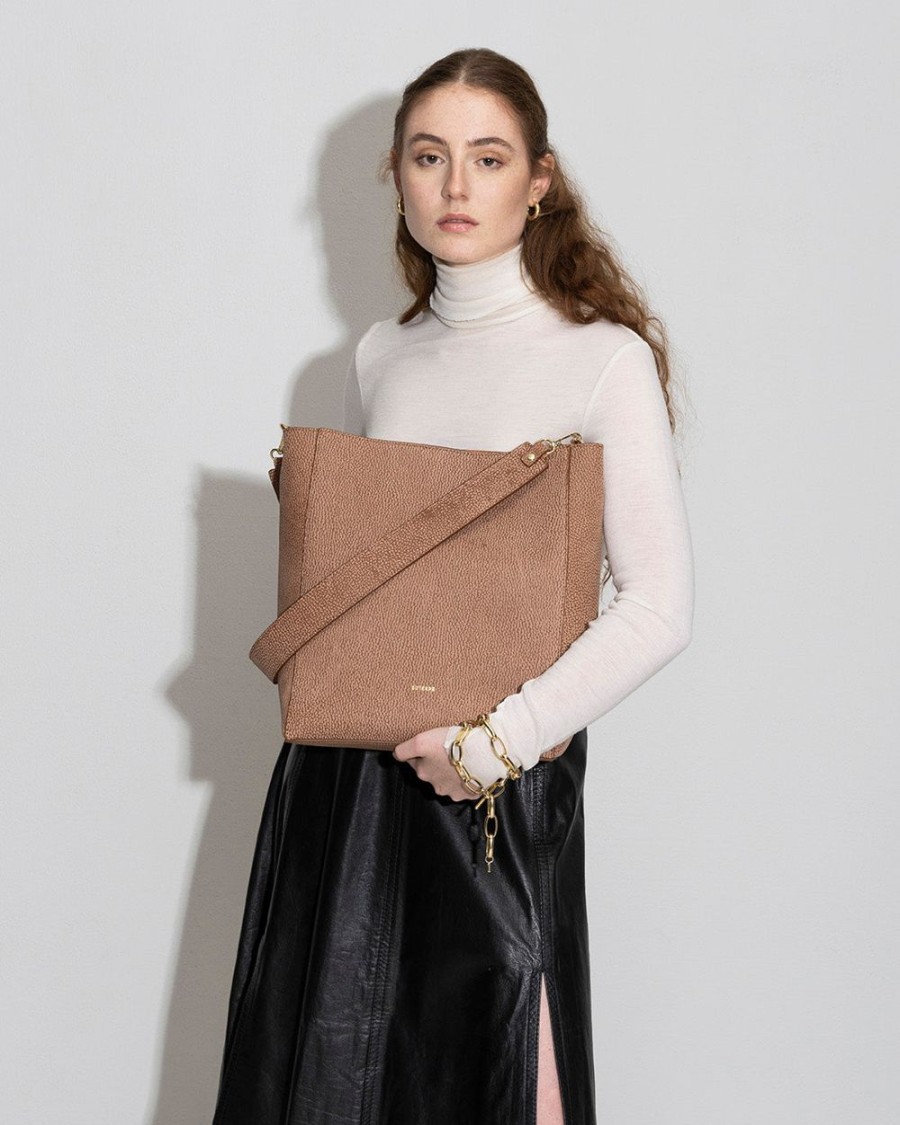 Crossbodybags Euterpe Studio | Usrula Brushed Fudge