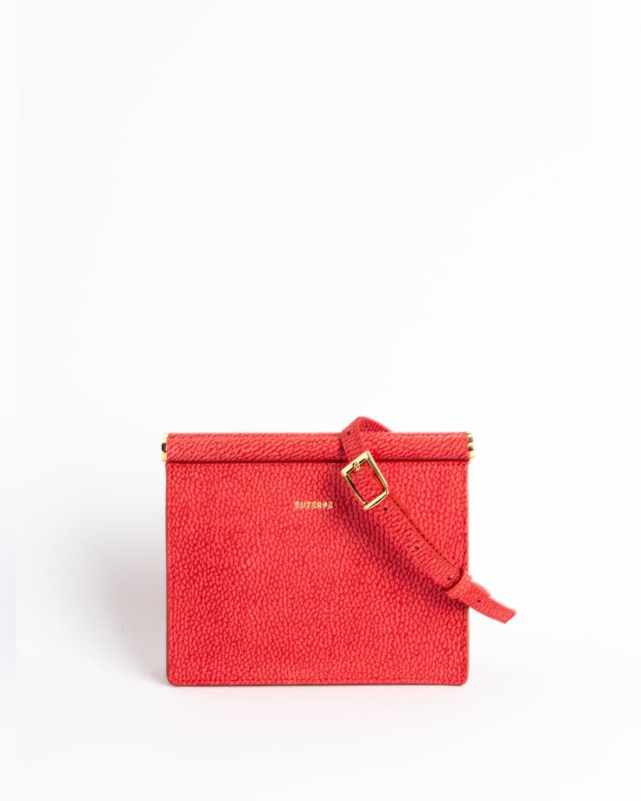 Mini Bags Euterpe Studio | Cetra Mini Brushed Scarlet