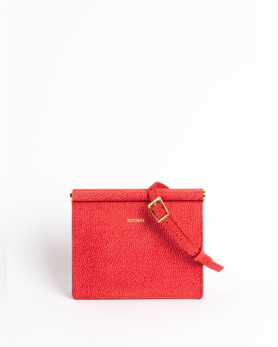 Crossbodybags Euterpe Studio | Cetra Mini Brushed Scarlet