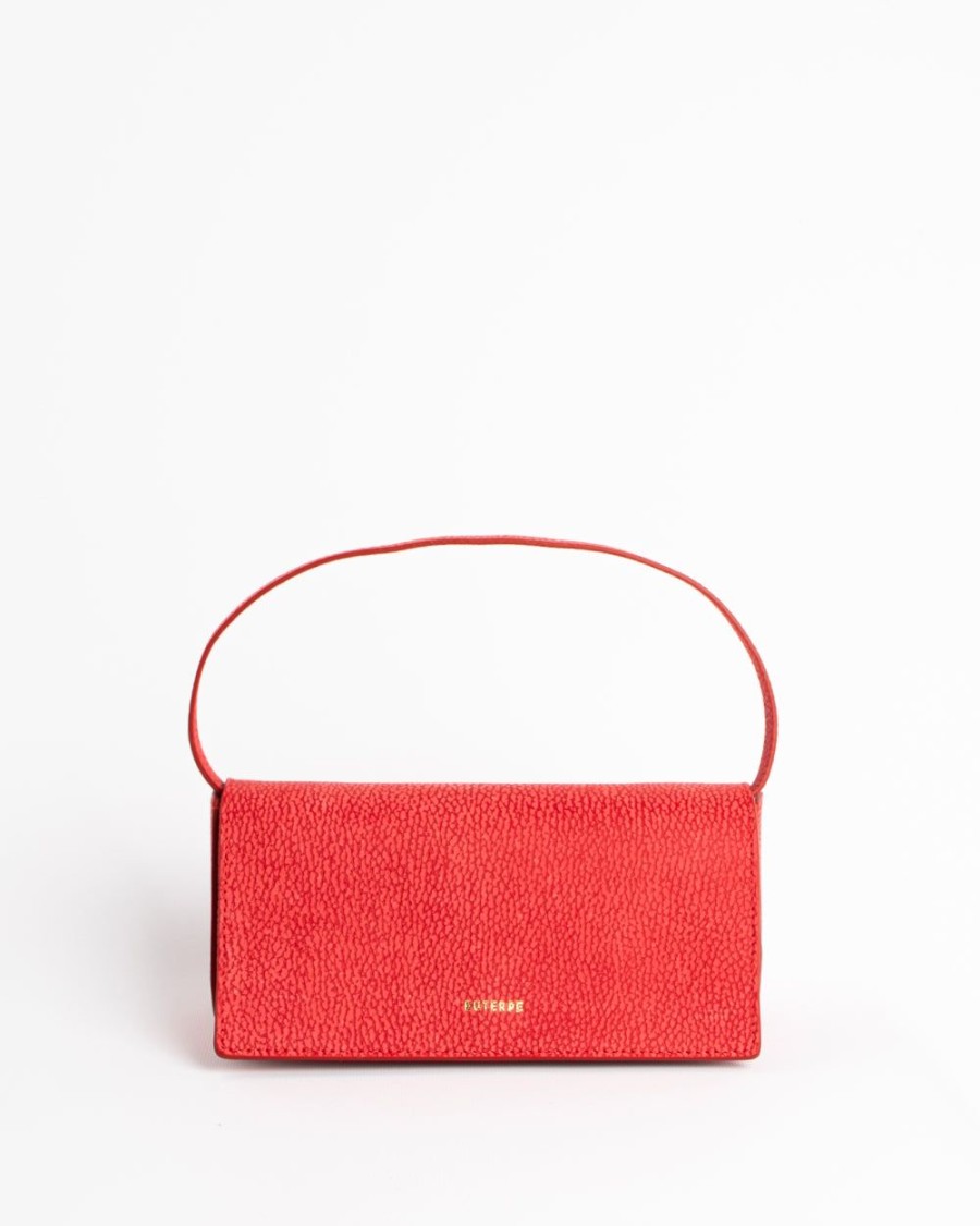 Handbags Euterpe Studio | Neroli Mini Brushed Scarlet