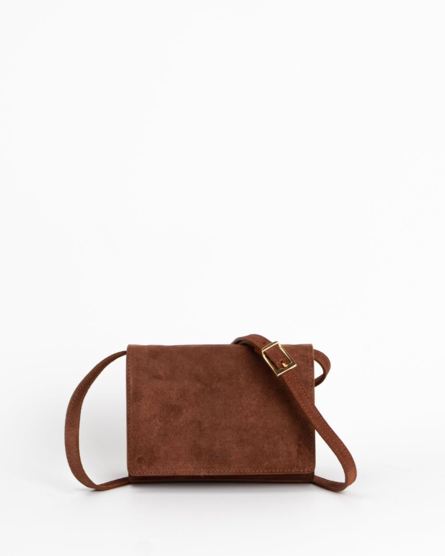 Crossbodybags Euterpe Studio | Isidora Mini Velvet Fudge