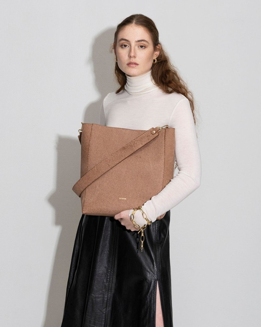 Shoulderbags Euterpe Studio | Usrula Brushed Fudge